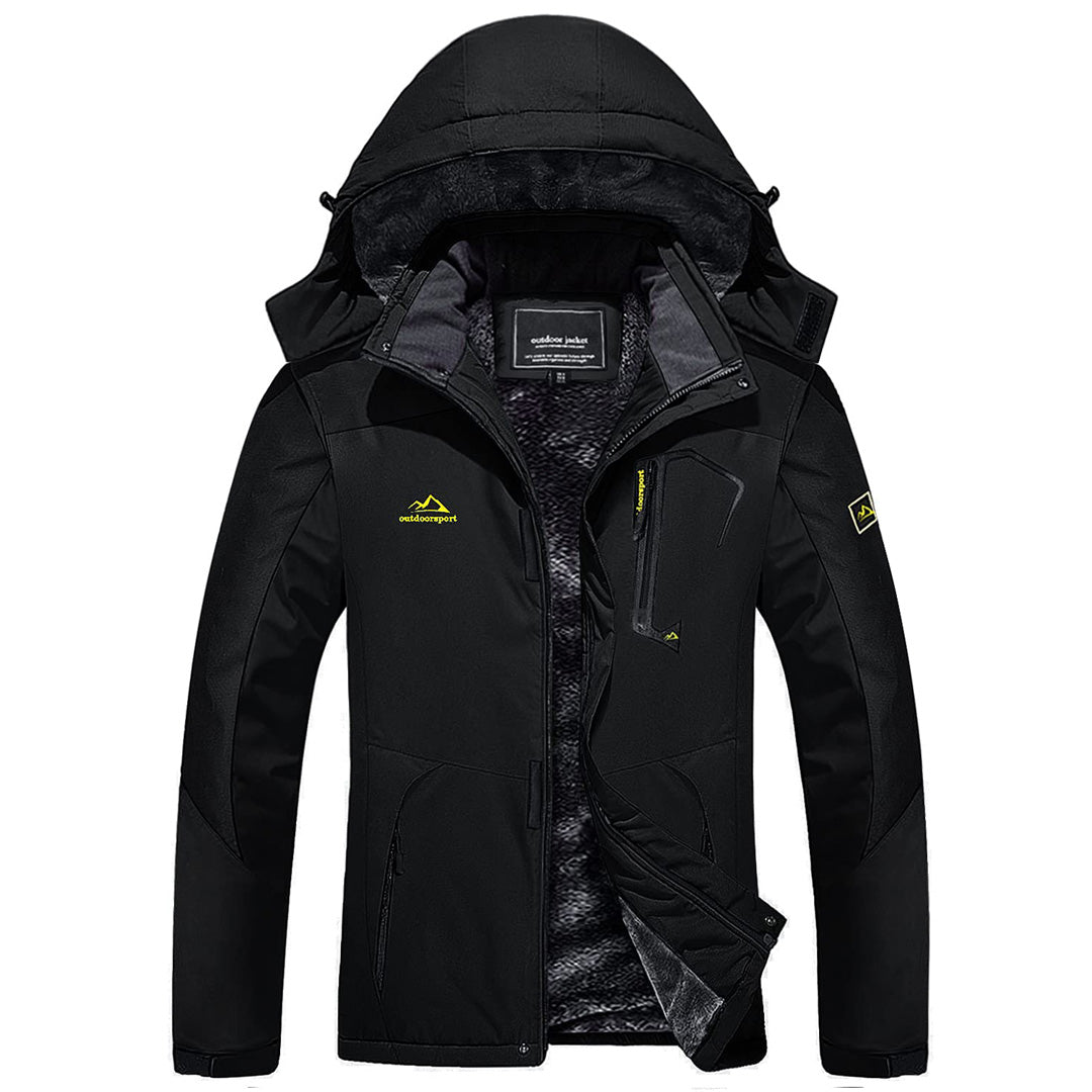 Insulated Fleece Lined Winter Hiking Jacket