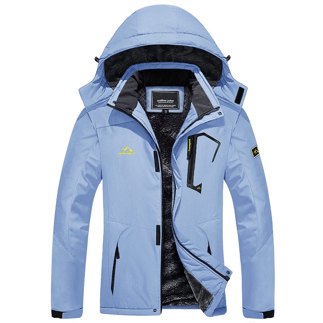 Insulated Fleece Lined Winter Hiking Jacket