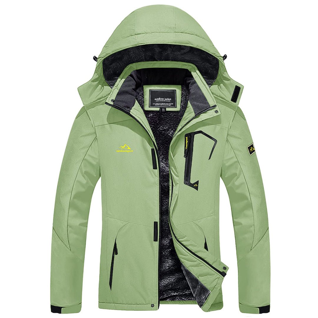 Insulated Fleece Lined Winter Hiking Jacket