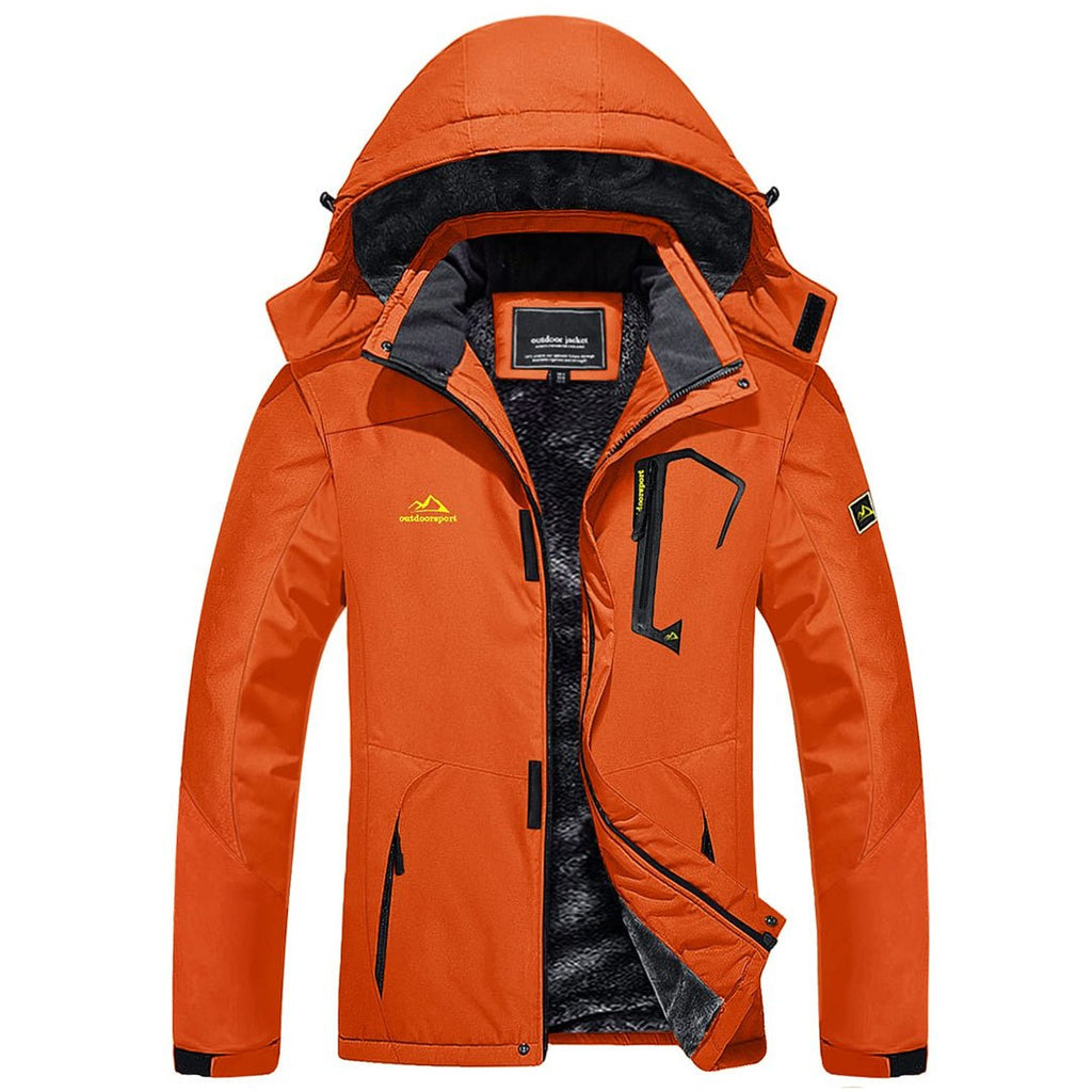 Insulated Fleece Lined Winter Hiking Jacket
