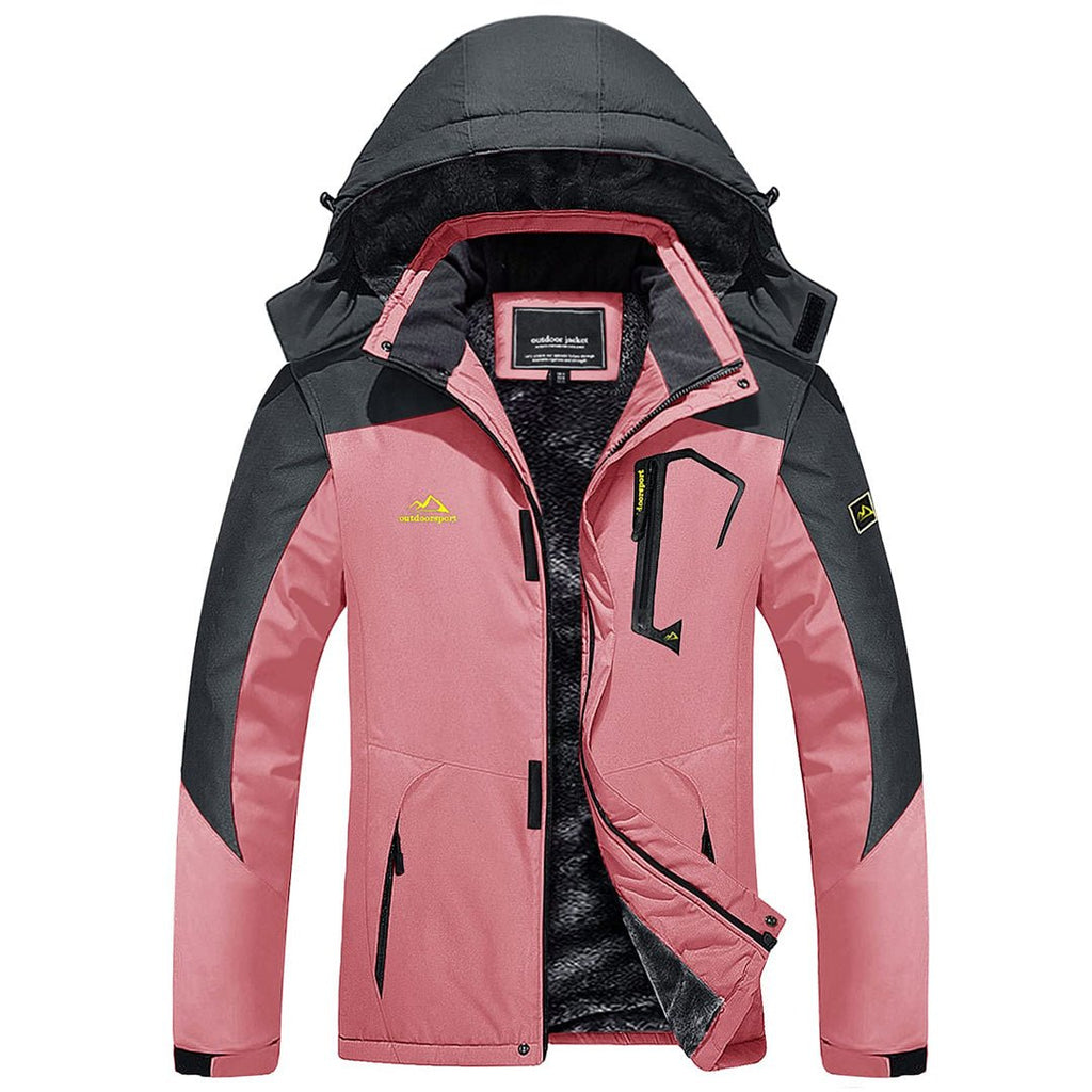 Insulated Fleece Lined Winter Hiking Jacket