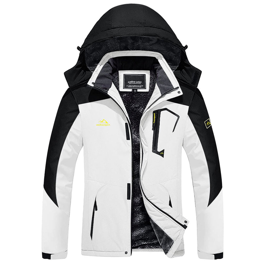 Insulated Fleece Lined Winter Hiking Jacket