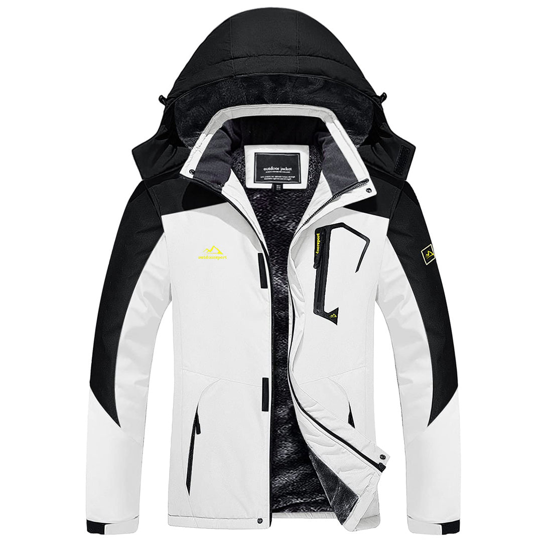 Insulated Fleece Lined Winter Hiking Jacket