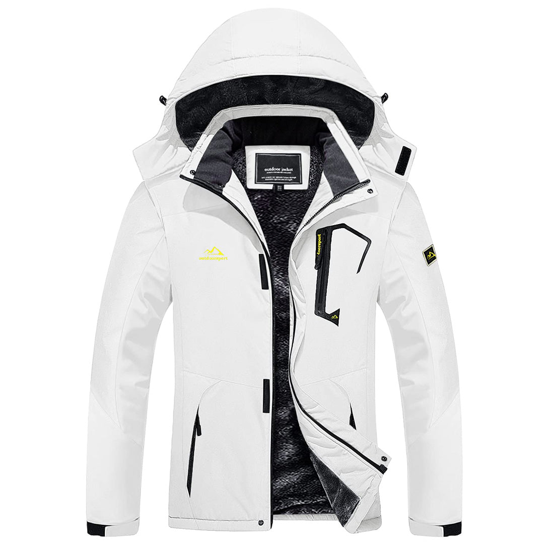 Insulated Fleece Lined Winter Hiking Jacket