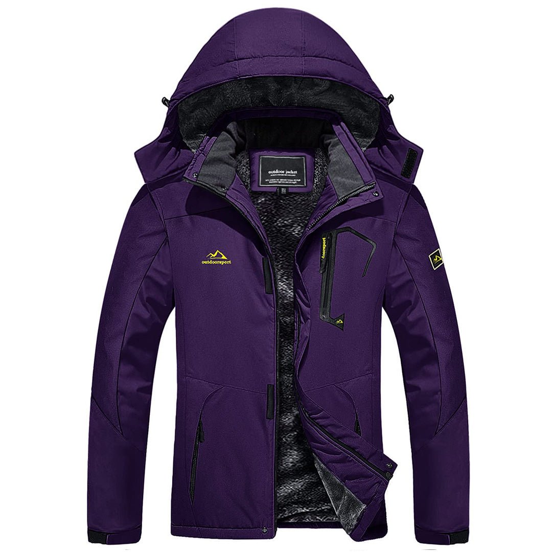Insulated Fleece Lined Winter Hiking Jacket