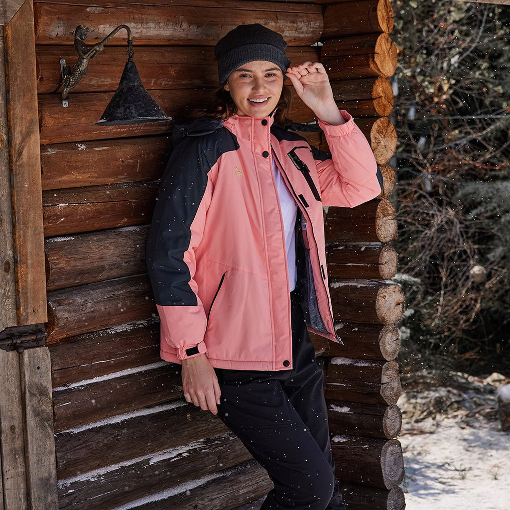 Insulated Fleece Lined Winter Hiking Jacket