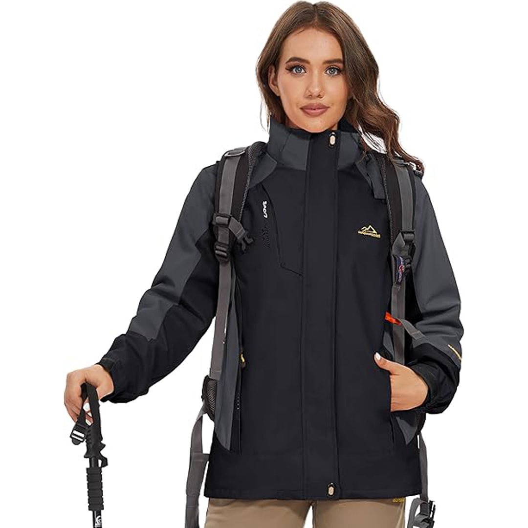 Women's 3-IN-1 Waterproof Coats Windproof Fleece Ski Jacket