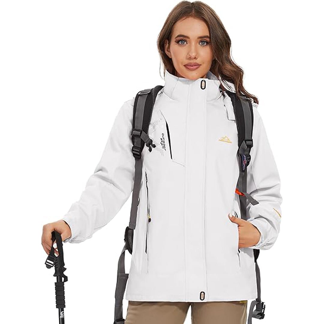 Women's 3-IN-1 Waterproof Coats Windproof Fleece Ski Jacket