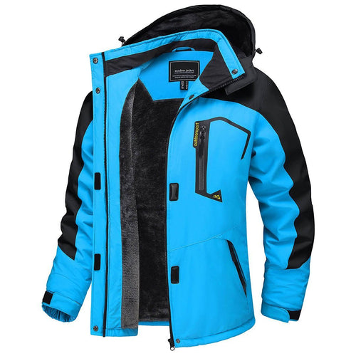 Insulated Fleece Lined Winter Hiking Jacket