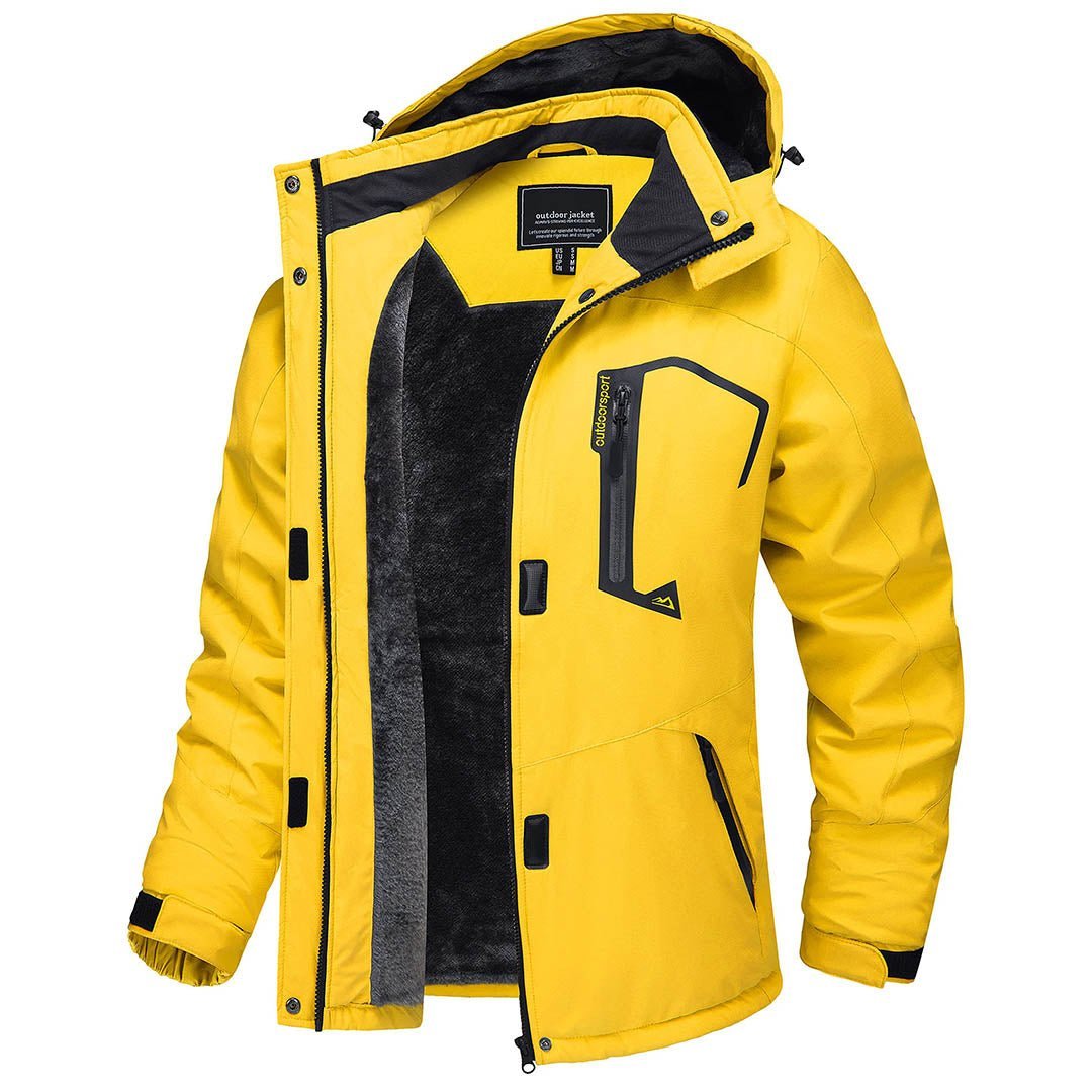 Insulated Fleece Lined Winter Hiking Jacket