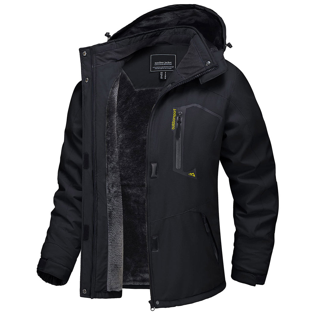 Insulated Fleece Lined Winter Hiking Jacket