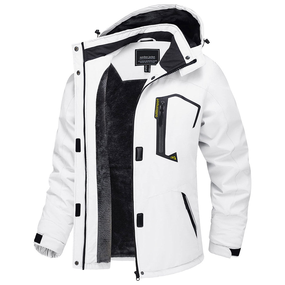 Insulated Fleece Lined Winter Hiking Jacket
