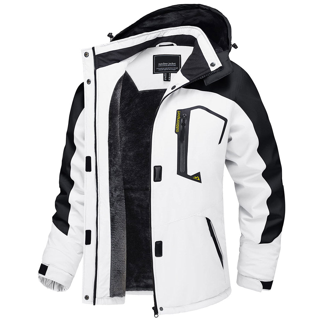 Insulated Fleece Lined Winter Hiking Jacket