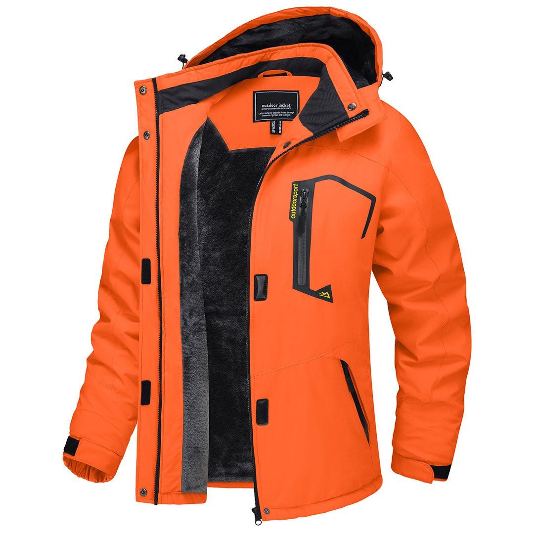 Insulated Fleece Lined Winter Hiking Jacket
