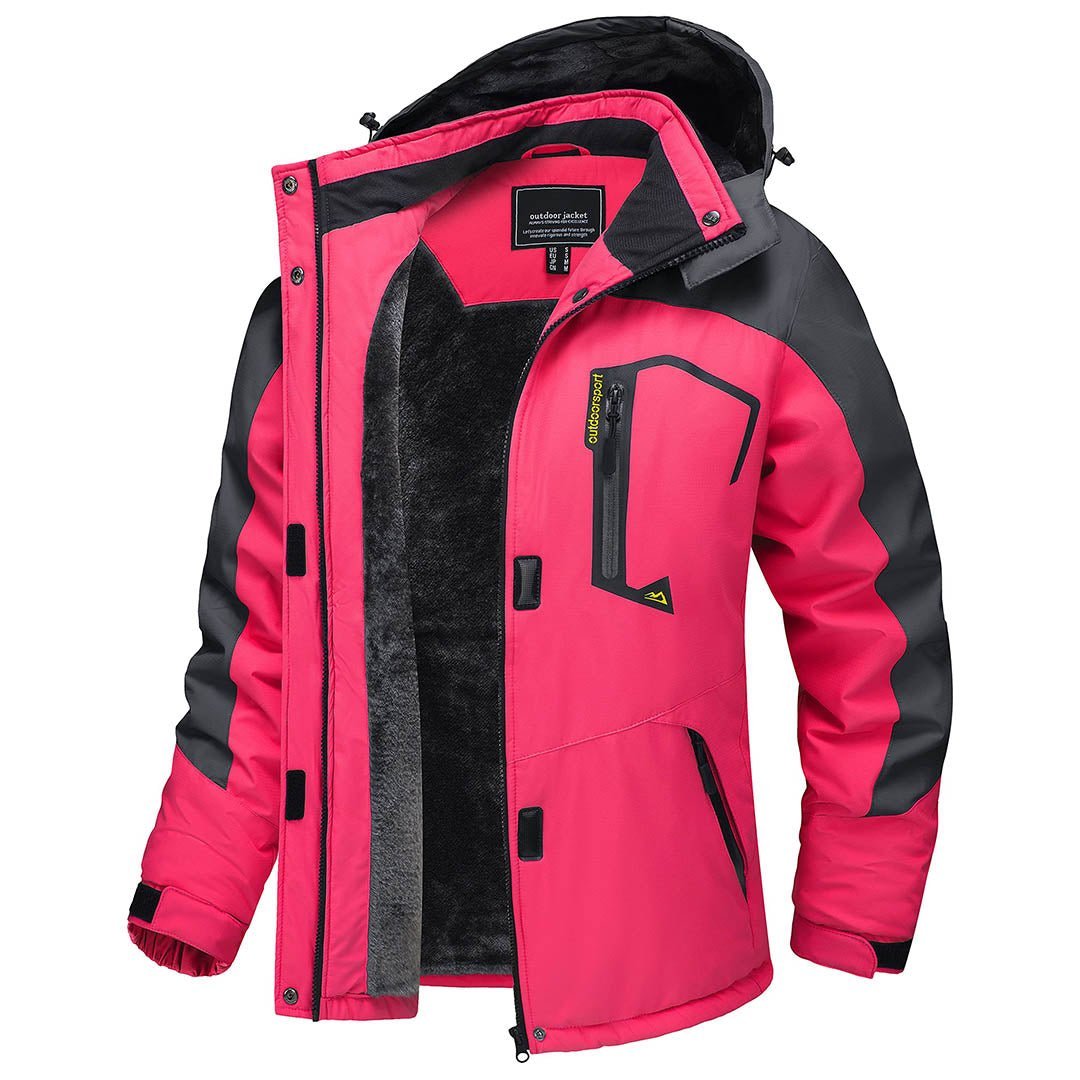 Insulated Fleece Lined Winter Hiking Jacket