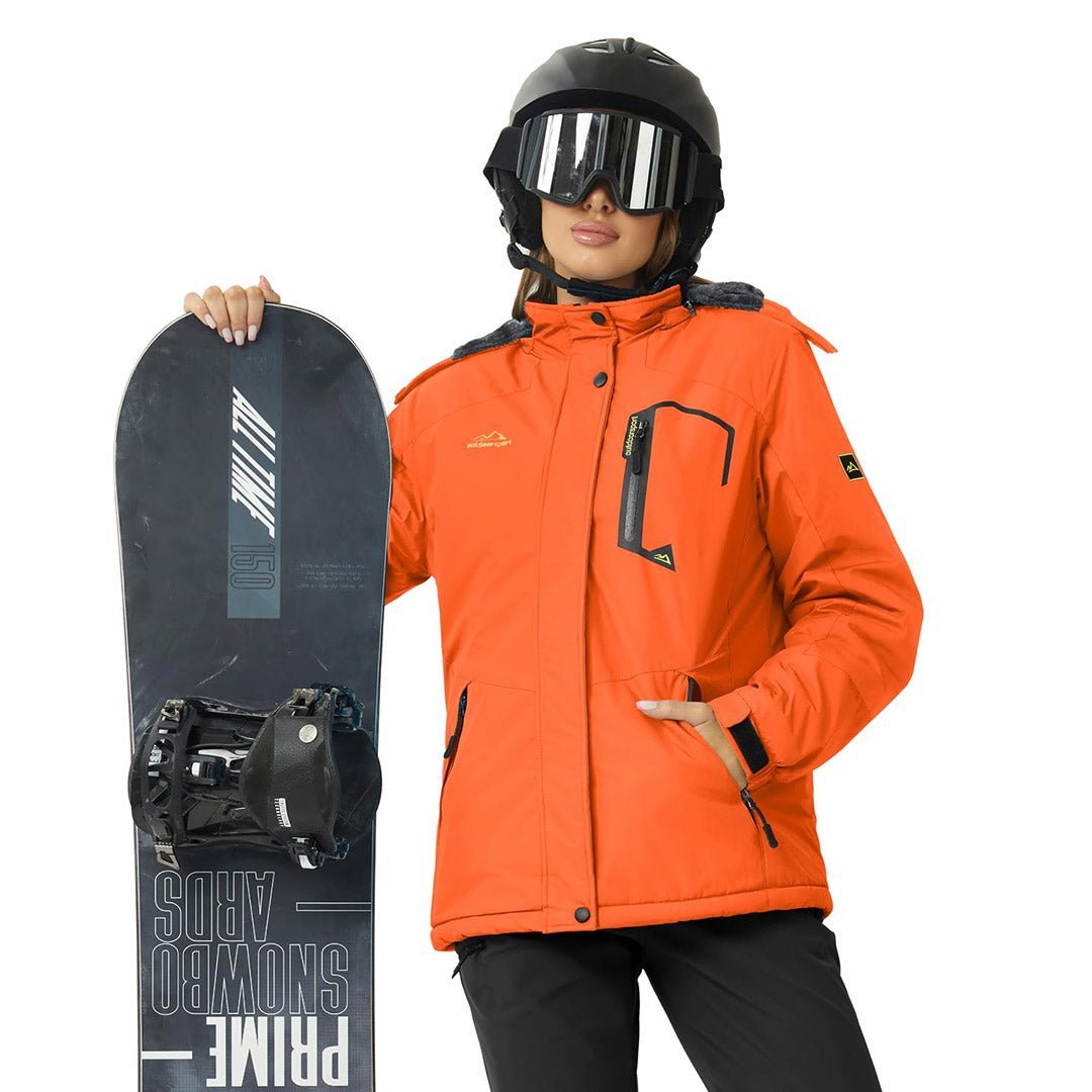 Insulated Fleece Lined Winter Hiking Jacket