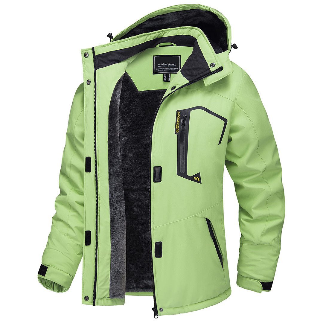 Insulated Fleece Lined Winter Hiking Jacket