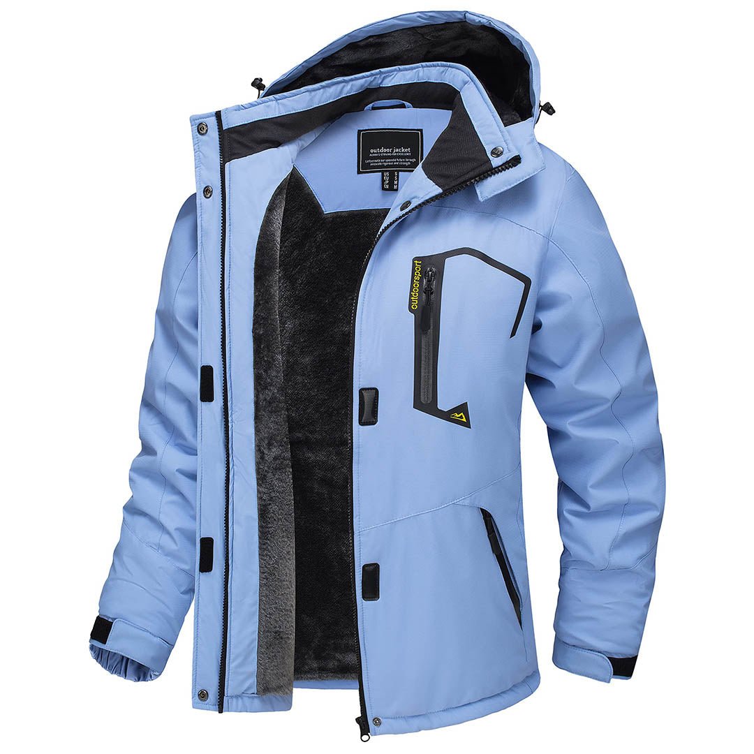 Insulated Fleece Lined Winter Hiking Jacket