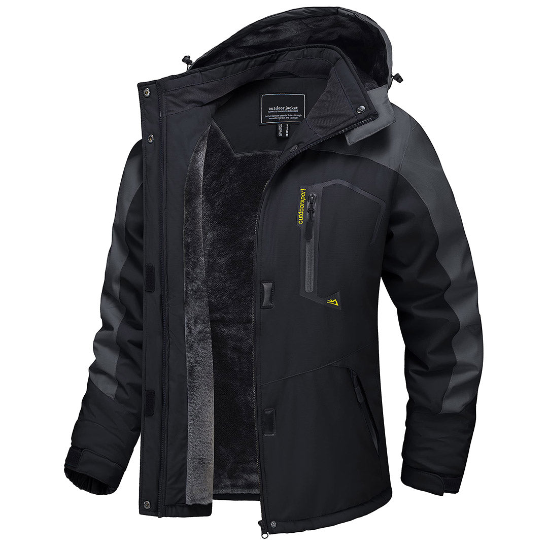 Insulated Fleece Lined Winter Hiking Jacket